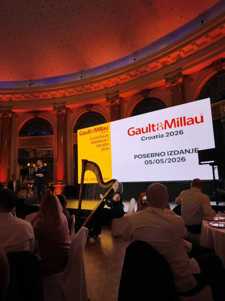 Slavonija i Baranja jo&scaron; su jednom potvrdile svoj snažan uzlet na hrvatskoj gastronomskoj karti i to na najrelevantnijoj adresi - na gala večeri i predstavljanju novog izdanja prestižnog vodiča Gault&Millau za 2026. godinu.