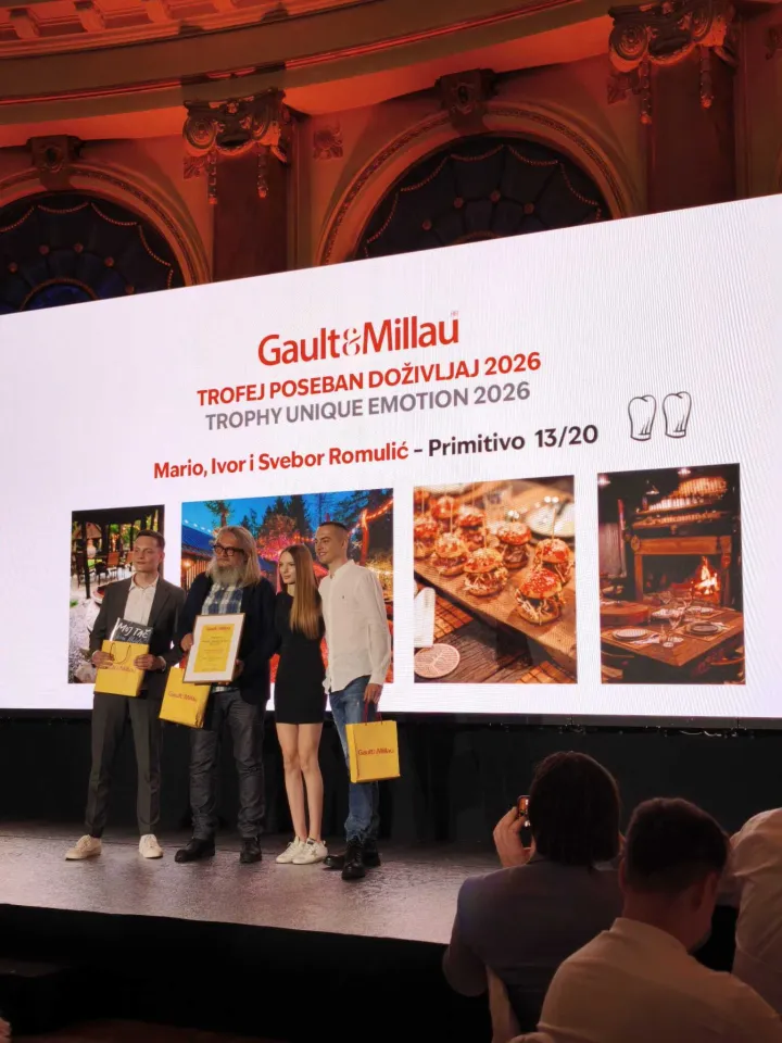 Slavonija i Baranja jo&scaron; su jednom potvrdile svoj snažan uzlet na hrvatskoj gastronomskoj karti i to na najrelevantnijoj adresi - na gala večeri i predstavljanju novog izdanja prestižnog vodiča Gault&Millau za 2026. godinu.
