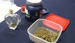 Osijek, 13.02.2020., Policijska uprava osječko-baranjska - izvaredna konferencija za medije - Zapljena veće količine droge na području Osijeka i Đakova.Foto: Željko &Scaron;epić