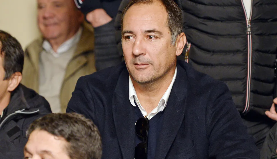 Split, 27.12.2018. - Komemoracija na Poljudu za legendarnog trenera Hajduka i biv&scaron;eg izbornika hrvatske nogometne reprezentacije Stanka Poklepovića &Scaron;pacu. Na slici Igor &Scaron;timac.foto HINA/ Mario STRMOTIĆ/ ua