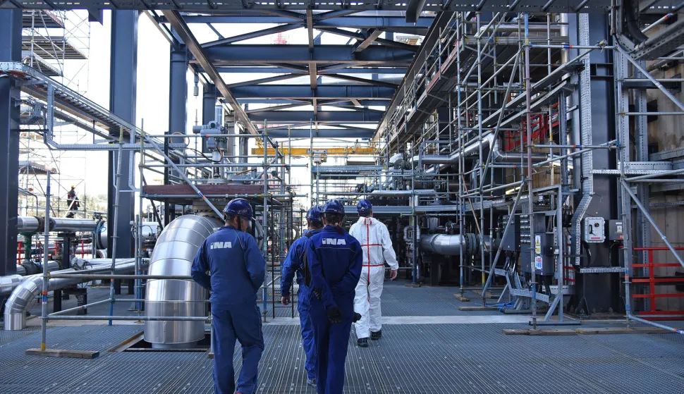 Reportaža, Rafinerija nafte Rijeka, Urinj05.03.26.Foto:Dean Miculinić