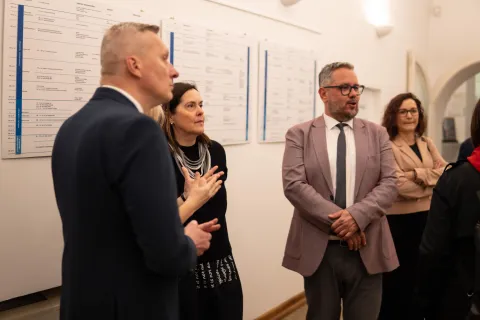 Osijek, 20. 3. 2026., Izložba Etru&scaron;čani s nestale rijeke -Lica i mitovi iz muzeja u Chiusiju i Chiancianuetru&scaron;čani; izložba; eksponati; AMO; Arheolo&scaron;ki muzej Osijek; kultura; povijest