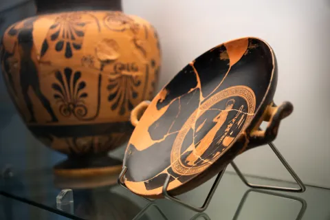 Osijek, 20. 3. 2026., Izložba Etru&scaron;čani s nestale rijeke -Lica i mitovi iz muzeja u Chiusiju i Chiancianuetru&scaron;čani; izložba; eksponati; AMO; Arheolo&scaron;ki muzej Osijek; kultura; povijest