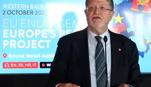 Opatija 02.10.2025.Hotel Adriatic panel europskog kluba socijalista i demokrata, Tonino PiculaFoto Marko Gracin 