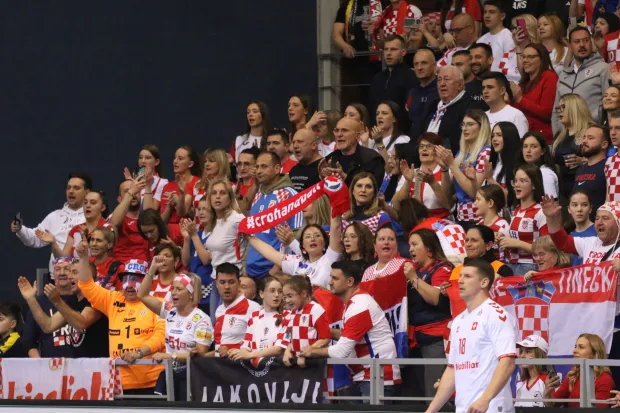 Osijek, 21. 03. 2026, SD Gradski vrt, rukomet, prijateljska rukometna utakmica Hrvatska - &Scaron;vicarska.snimio GOJKO MITIĆ