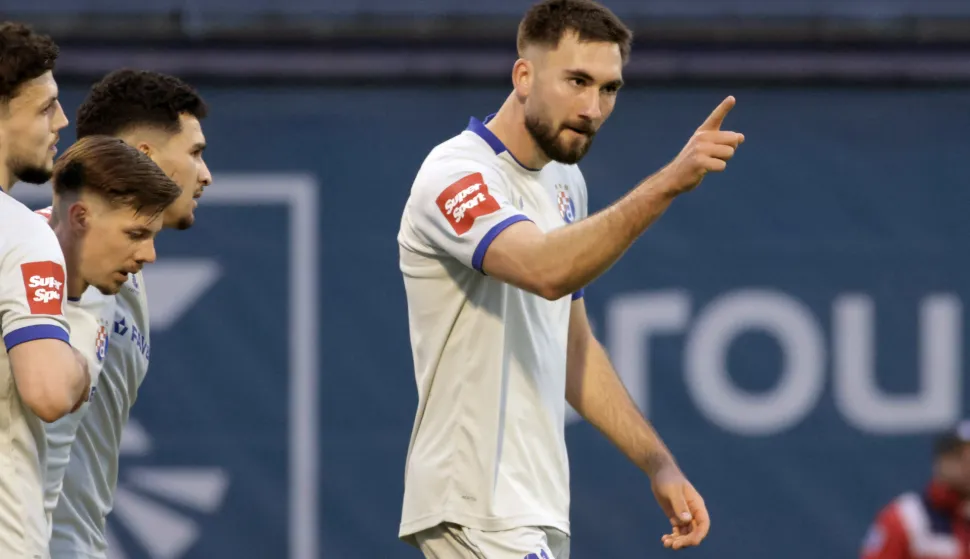 Zagreb, 21.03.2026 - Susret 27. kola HNL-a Lokomotiva - Dinamo. foto HINA/ Tomislav PAVLEK/ ik