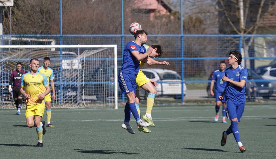 Bijelo Brdo, 07. 03. 2026., Stadion u Bijelom Brdu, BSK - Rude&scaron; (Zagreb), SuperSport Prva liga SNIMIO BRUNO JOBST