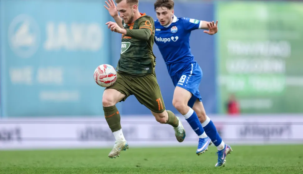 22.03.2026., Ivan Kusek Apas, Koprivnica - SuperSport HNL, 27. kolo, NK Slaven Belupo - NK Osijek. Nail Omerovic Photo: Igor Kralj/PIXSELL