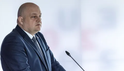 Zagreb, 23.03.2026 - Izjave za medije nakon sjednice Vlade Republike Hrvatske. Na slici Ante &Scaron;u&scaron;njar.Foto Hina/ Dario GRZELJ/ dag