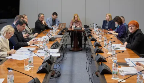 Zagreb, 24.03.2026. - Na 36. sjednici Odbora za pravosuđe dnevni red je između ostalog imao i Prijedlog odluke o osnivanju istražnog povjerenstva za utvrđivanje institucionalnih propusta u sustavu za&scaron;tite od nasilja nad ženama koji rezultiraju velikim brojem femicida.foto HINA/ Edvard &Scaron;U&Scaron;AK