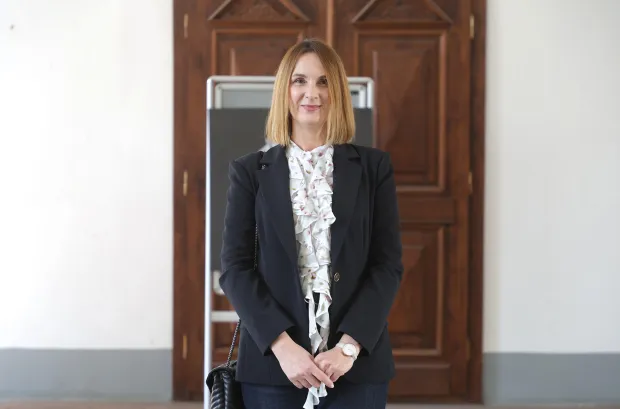 Osijek, 24. 03. 2026., Rektorat, izložba, Tajanstveni život u kapljici mora, otvorenje, predavanje, izložba Instituta za oceanografiju i ribarstvo, fitoplanktoni, fitoplankton, Sanda SkejićSNIMIO BRUNO JOBST