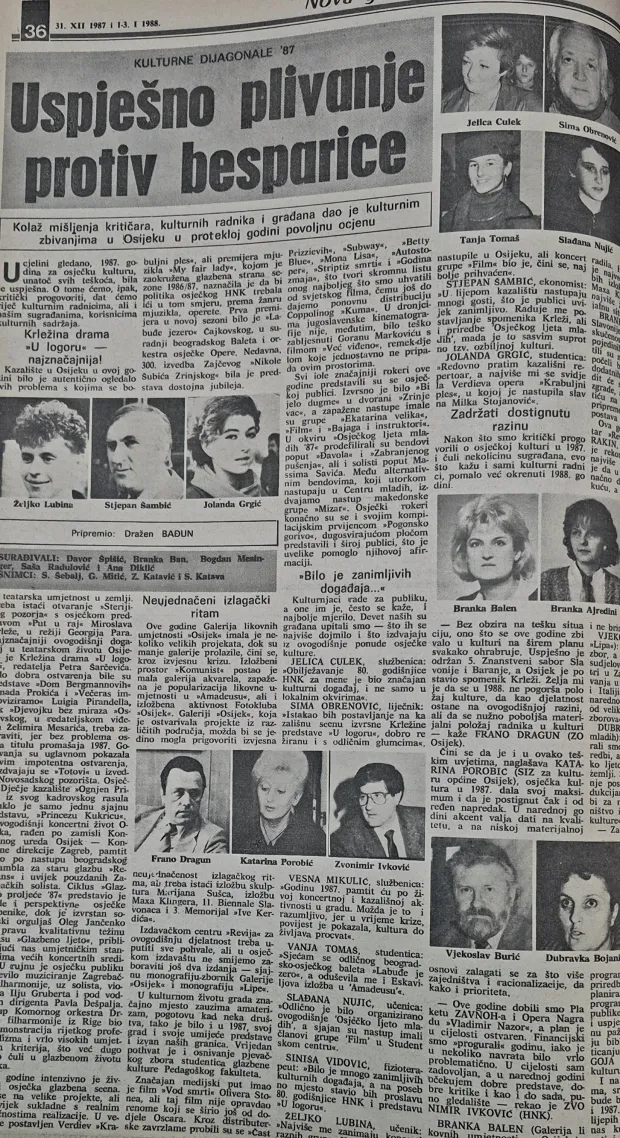 Osamdesete su bile godineKulturaArhiva: Glas Slavonije