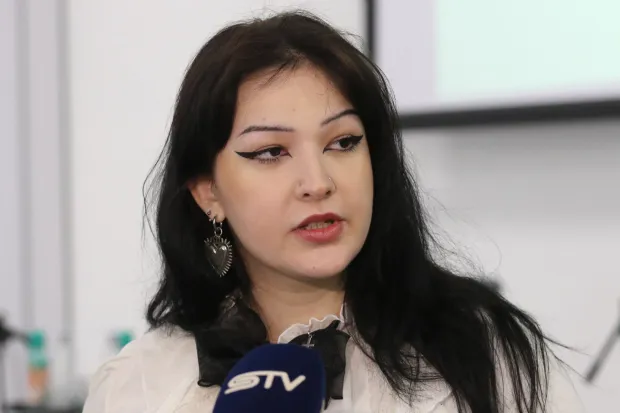 Osijek 25. 03. 2026, IT centar. Konferencija o mentalnom zdravlju: A kako si ti ?. Lucija Ivakić, mlada diplomirana psihologinja.snimio GOJKO MITIĆ