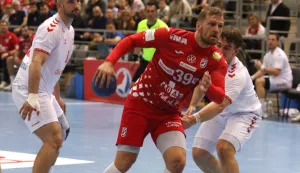 Osijek, 21. 03. 2026, SD Gradski vrt, rukomet, prijateljska rukometna utakmica Hrvatska - &Scaron;vicarska.snimio GOJKO MITIĆ