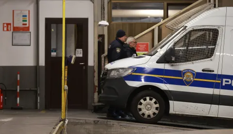 Zagreb, 26.03.2026. - Na području Zagreba i Istarske županije u tijeku su uhićenja nekoliko osoba zbog korupcije u Hrvatskom skija&scaron;kom savezu (HSS). Ispitivanja u USKOK-u. foto HINA/ Lana SLIVAR DOMINIĆ/ ml