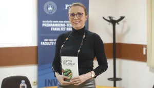 Osijek, 27 03. 2026., PTFOS, promocija knjige, Održiva prehrana, Marizela &Scaron;abanović - autorica knjige SNIMIO BRUNO JOBST