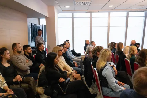 Osijek, 28. 3. 2026., Mini simpozij Dr. Ante StarčevićSimpozij; Ante Starčević; Tunjica Petra&scaron;ević; Hotel Osijek