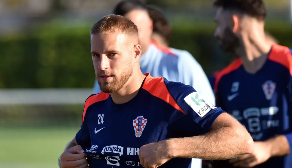 Zagreb, 01.09.2025 (sport) - trening hrvatske nogometne reprezentacije, Smolcic.foto Davor Kovacevicsport