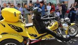 Osijek, 19. 04. 2025, Trg Ante Starčevića, Uskrsni sajam i Motozeke.snimio GOJKO MITIĆ