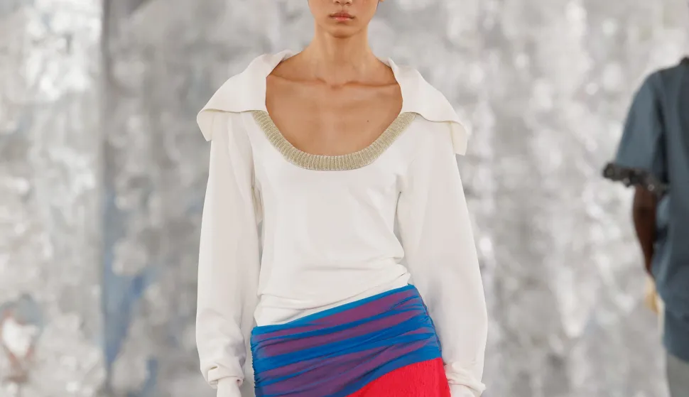 D&eacute;fil&eacute; Diotima "Collection Pr&ecirc;t-&agrave;-Porter Printemps/Et&eacute; 2026" lors de la Fashion Week de New York (NYFW), le 15 septembre 2025. Diotima Fashion Show "Ready-to-Wear Spring/Summer 2026" at New York Fashion Week. September 15th, 2025. Photo: AGENCE/BESTIMAGE/BESTIMAGE