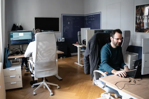 Osijek, 1. 4. 2026., DICE, obilazak tvrtke DICE; inovacija; I_T industrija; IT; tvrtka; ured; biznis; tehnologija; obnova