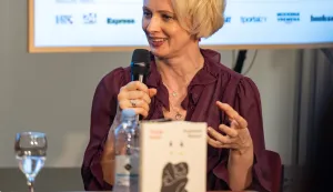 02.09.2024., Zagreb - Festival svjetske knjizevnosti, razgovor s Magdalenom Blazevic, moderira Ena Katarina Haler. Photo: Marko Juric/PIXSELL