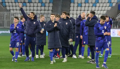 Osijek, 31. 03. 2026, Opus Arena, mlada Hrvatska reprezentacija U-21, kfalifikacije za Eurosko nogometno prvenstvo. Hrvatska - Turska. snimio GOJKO MITIĆ