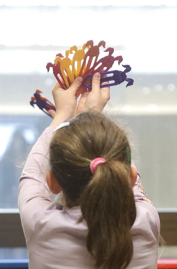 Osijek, 02. 04. 2026., Knjižnica Jug 2, Potraga za bijelim zecom, bijeli zec, djeca SNIMIO BRUNO JOBST