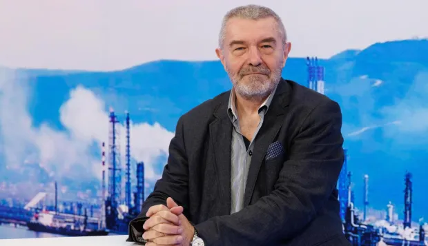 15.05.2022., Zagreb - Voditelj I novinar Ivan Pandzic i gost Igor Dekanic u studiju redakcije 24 sata. Igor Dekanic. Photo: Davor Puklavec/PIXSELL