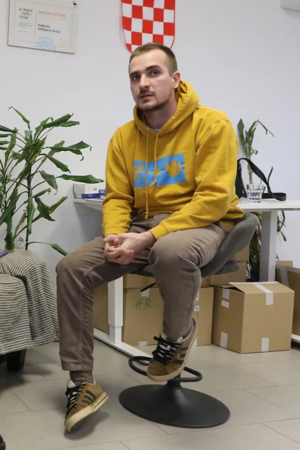 Osijek, 18. 02. 2025, Uske njive, Drni&scaron;ka 9. Direktor Ivan Laucsnimio GOJKO MITIĆ