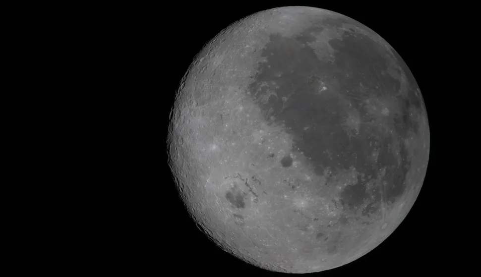 This handout image released by NASA shows a fully illuminated view of the Moon, including the Orientale basin and parts of the far side not visible from Earth, on April 6, 2026. The Artemis astronauts entered the final phase of their run-up to a lunar loop on April 6, a tipping point of sorts that means the Moon's gravity is now having a stronger pull on the spacecraft than Earth's. The Orion capsule will now whip around the Moon, setting the crew up to travel farther from our home planet than any human before. (Photo by Handout/NASA/AFP)/RESTRICTED TO EDITORIAL USE - MANDATORY CREDIT "AFP PHOTO/NASA" - HANDOUT - NO MARKETING NO ADVERTISING CAMPAIGNS - DISTRIBUTED AS A SERVICE TO CLIENTS