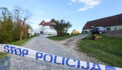 06.04.2026., Dvor Veliki Tabor, Hum Kosnicki - U mjestu Hum Kosnicki, kod Dvora Veliki Tabor, top je usmrtio jednu osobu. Okolnosti ce se utvrditi ocevidom i kriminalistickim istrazivanjem koje je u tijeku. Photo: Goran Stanzl/PIXSELL