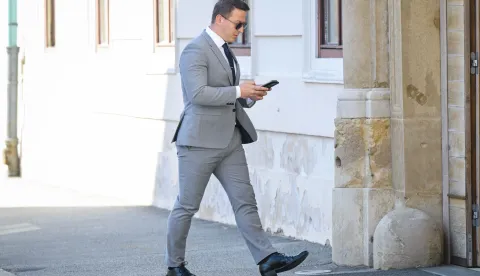 07.04.2026., Zagreb - Dolazak clanova parlamentarne vecina na sastanak u Banskim dvorima. Photo: Neva Zganec/PIXSELL