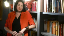 12.10.2023., Zagreb - Vlatka Kolarovic, voditeljica nove HRT- ove emisije "Klub citatelja". Photo: Marko Lukunic/PIXSELL