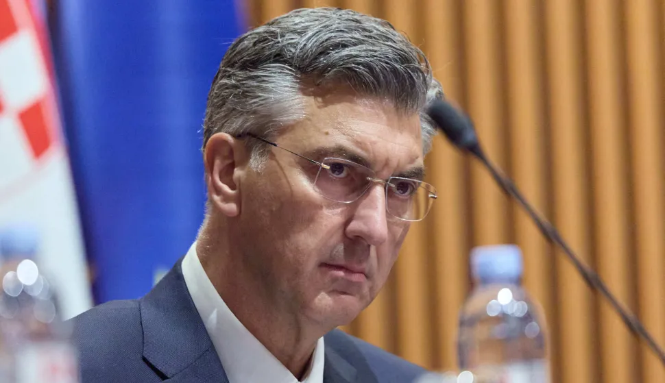 Zagreb, 08.04.2026. - Aktualnim prijepodnevom započela je 10. sjednica Hrvatskog sabora.Na fotografiji Andrej Plenković.foto HINA/ Edvard &Scaron;U&Scaron;AK/ es