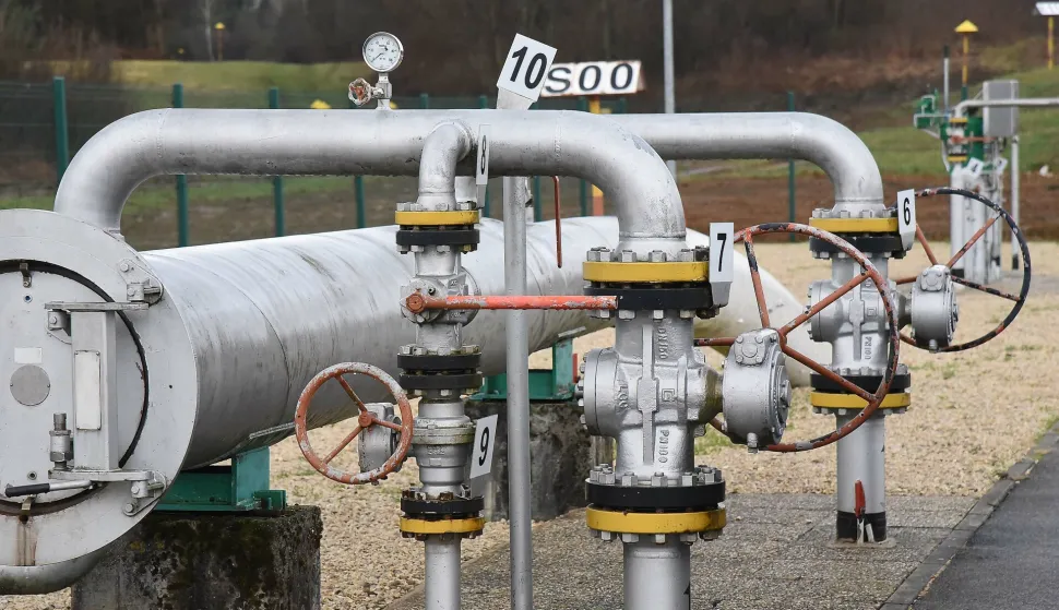 BOSILJEVO, 14. 03.2025. NOVOSTIPLINACRO SVECANOST ZAVRSETAK RADOVA NA PLINOVOD ZLOBIN - BOSILJEVO NA FOTO:SNIMIO SERGEJ DRECHSLER