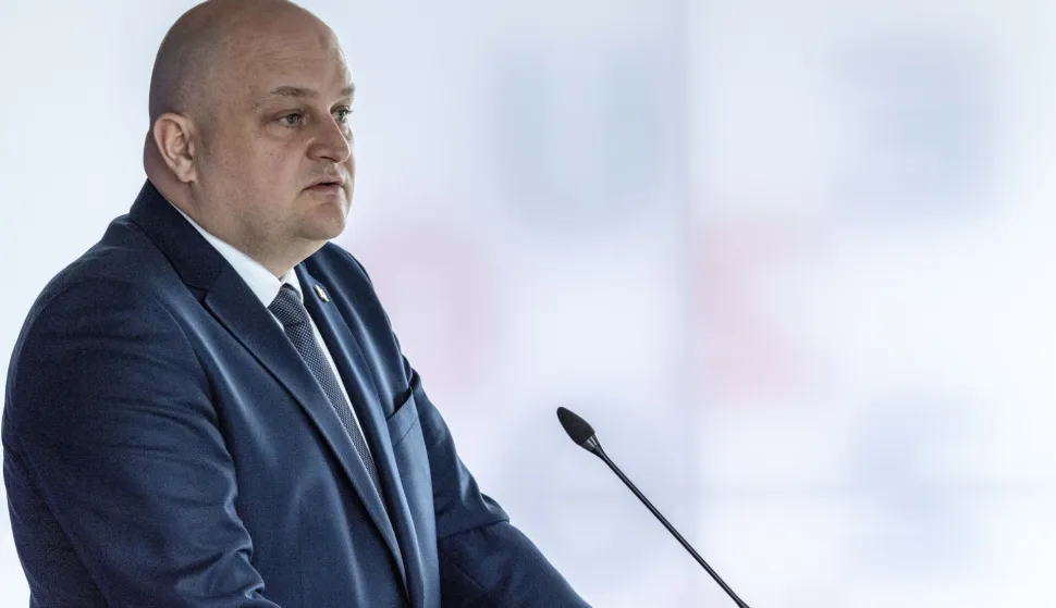 Zagreb, 23.03.2026 - Izjave za medije nakon sjednice Vlade Republike Hrvatske. Na slici Ante &Scaron;u&scaron;njar.Foto Hina/ Dario GRZELJ/ dag