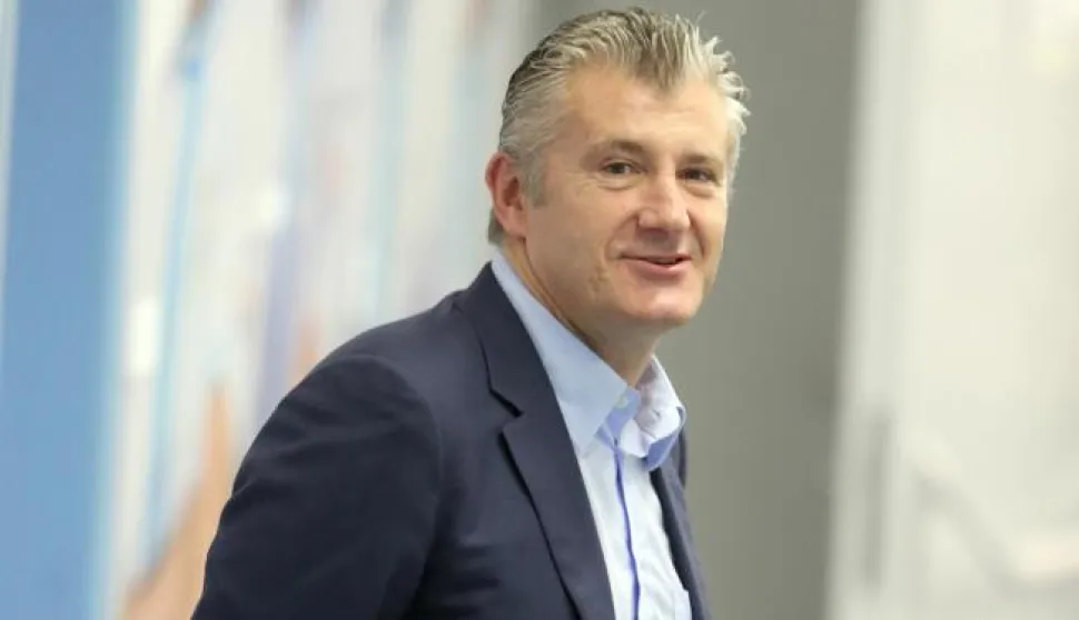 05.10.2017. Rijeka - Trening Hrvatske nogometne reprezentacije na stadionu Rujevica uoci utakmice Hrvatska-Finska. Davor SukerPhoto: Goran Kovacic/PIXSELL------gn dva stupca color sport u eps