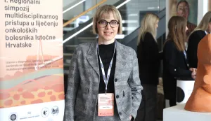 Osijek, 20. 03. 2026., KC, I. Reginalni simpozij multidisciplinarnog pristupa u liječenju onkolo&scaron;kih bolesnika Istočne Hrvatske, simpozij, Martina MihaljSNIMIO BRUNO JOBST