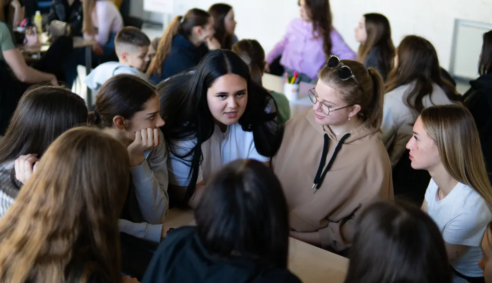 Osijek, 9. 4. 2026., DKolektiv hackhathonHachatkon; DKolektiv; osnovne &scaron;kole; &scaron;kolarci; natjecanje; projekt