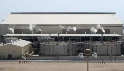 (FILES) This picture shows the Ras Laffan Industrial City, Qatar's principal site for production of liquefied natural gas and gas-to-liquid, administrated by Qatar Petroleum, some 80 kilometers (50 miles) north of the capital Doha, on February 6, 2017. Tehran on March 19, 2026, has carried out a series of attacks on Gulf energy sites, including on Qatar's huge Ras Laffan LNG facility, in retaliation for an Israeli strike on Iran's South Pars gas field -- part of the world's largest natural gas reservoir. (Photo by KARIM JAAFAR/AFP)