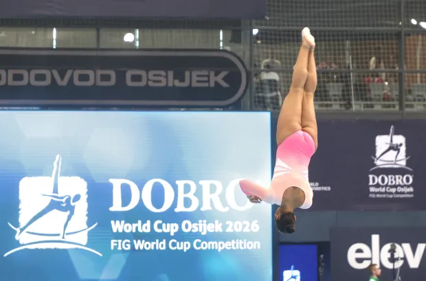 Osijek, 10. 04. 2026., Dvorana Gradski vrt, DOBRO World Cup, DOBRO World Cup 2026, kvalifikacije, drugi dan, dan 2, Keisha Lockert SNIMIO BRUNO JOBST