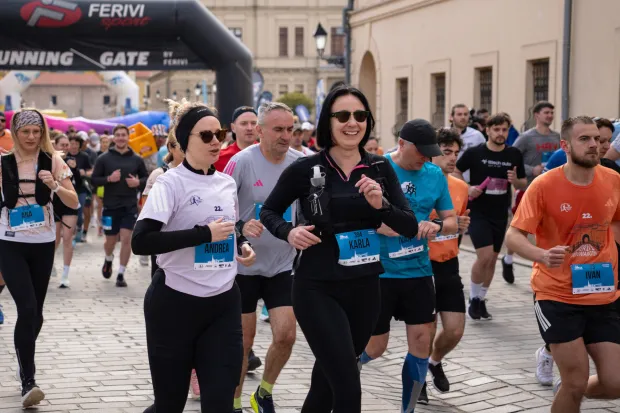Osijek, 11. 4. 2026., Osječki Ferivi polumaratonpolumaraton; Ferivi; natjecatelji; trčanje; natjecanje; sport