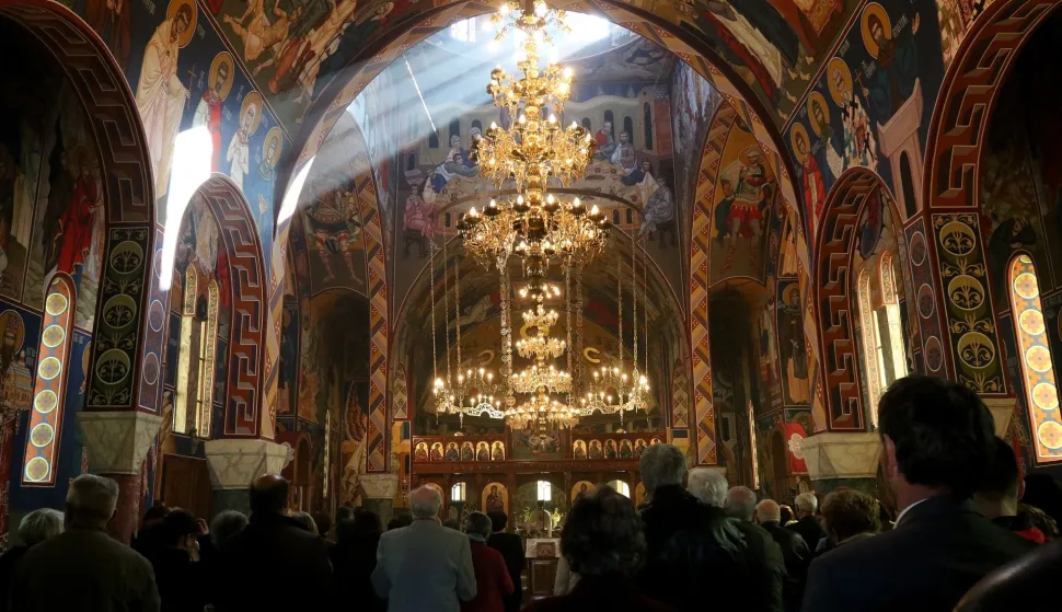 OSIJEK, 08. 04. 2018, J. J. ZMAJA 25. MISA U PRAVOSLAVNOJ CRKVI U POVODU PRAVOSLAVNOG USKRSA. PRAVOSLAVNI USKRS MISA.snimio GOJKO MITIĆ