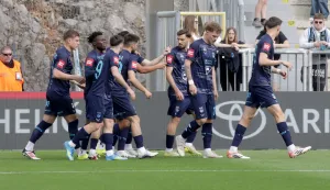 12.04.3036. Rijeka - Stadion HNK Rijeka, SuperSport HNL, 29. kolo, HNK Rijeka - NK Osijek. Oleksandr Petrusenko, Samuel Akere, David Colina, Milos Jovicic i Anton Matkovic Photo: Goran Kovacic/PIXSELL