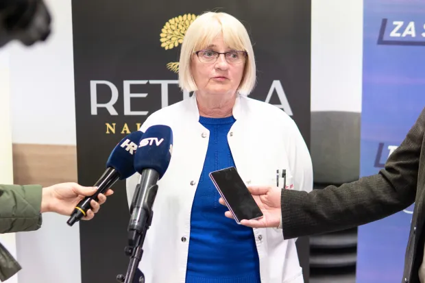 Osijek, 13. 4. 2026., Dan zdravlja, HDZ GČ RetfalaJadranka Ban; dan zdravlja; zdravstveni pregledi; darivanje krvi; mjerenje &scaron;ećera; mjerenje tlaka; GČ Retfala