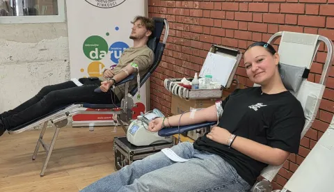 Darivanje krvi u Tehničkoj &scaron;koli Ruđera Bo&scaron;kovića Vinkovci 