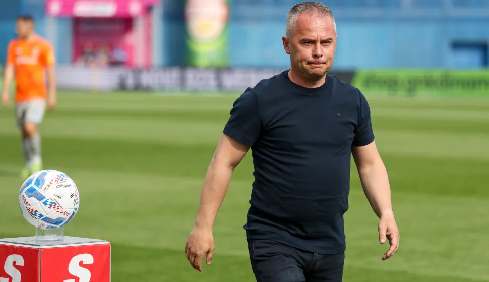 25.05.2025., stadion Maksimir, Zagreb - SuperSport HNL, 36. kolo, GNK Dinamo - NK Varazdin. Nikola Safaric Photo: Matija Habljak/PIXSELL