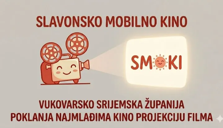 VINKOVCII u 2026. godini nastavlja se projekt SMOKI, Slavonsko mobilno kino, &scaron;to ga provodi vinkovačka Umjetnička organizacija "Asser Savus" u suradnji s Upravnim odjelom za turizam, kulturu i sport Vukovarsko-srijemske županije