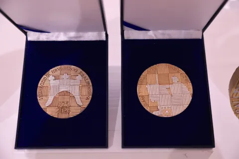 Predstavljanje medalje u povodu 1100. g. Hrvatskog kraljevstva u MLU
